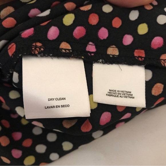 Kasper| Kasper  colorful sleeveless polka-dot blouse size L - Picture 10 of 16
